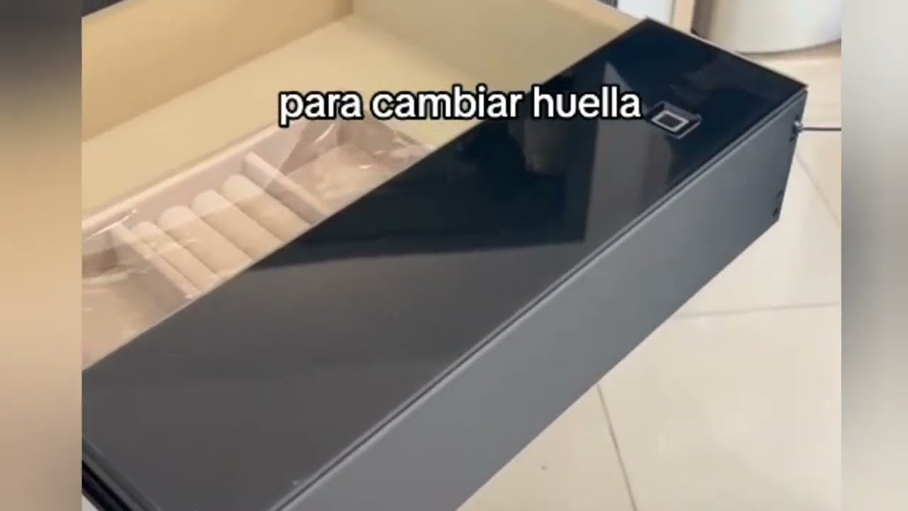 ¿Cómo programar una caja fuerte  Biométrica y con código? Configuración de caja fuerte cajón joyero.