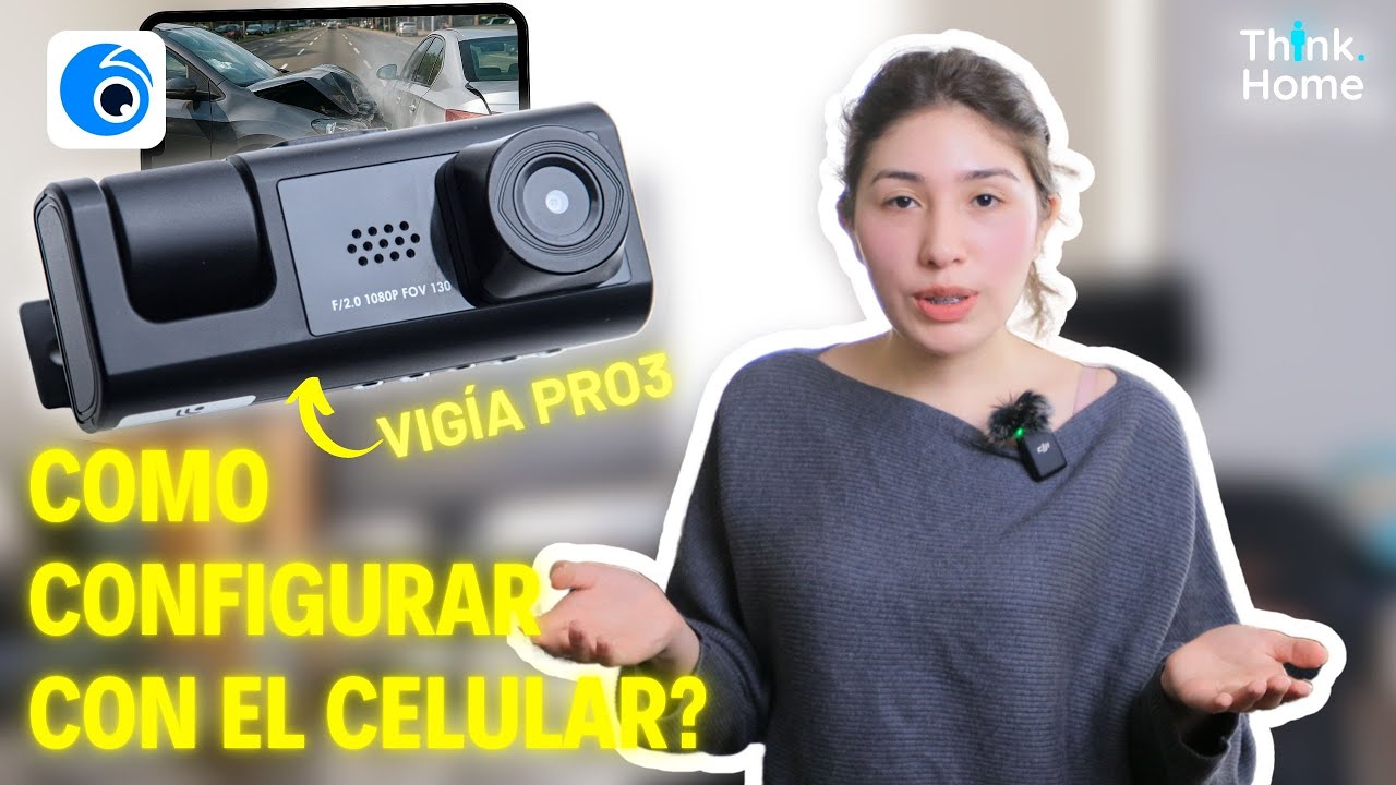 Como configurar Vigia pro 3 con tu celular | app Viidure #Viidure #dashcam #security