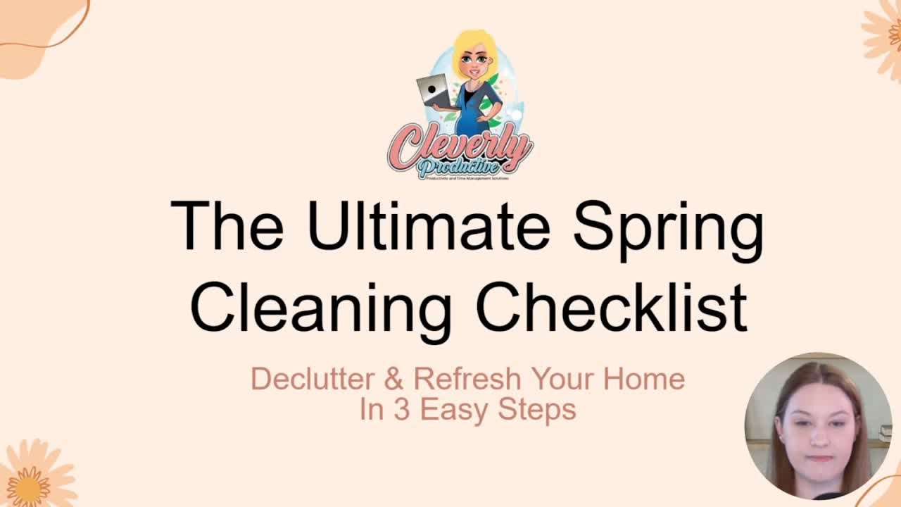 The Ultimate Spring Cleaning Checklist &ndash; Declutter & Refresh Your Home Step by Step