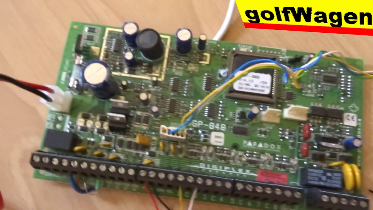 How to connect zone Paradox alarm system ATZ EOL + bonus 2 cords 4 zones