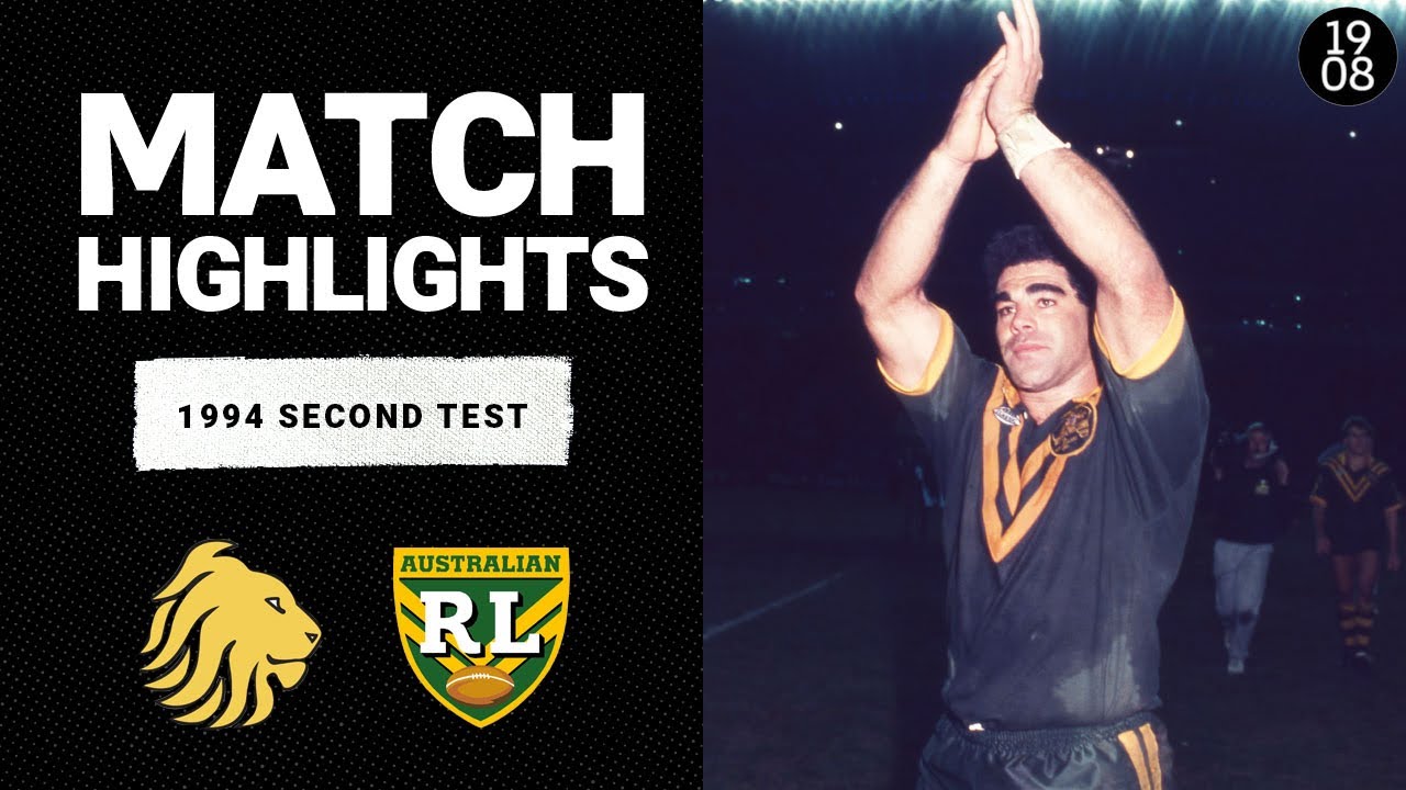 Great Britain v Australia | 1994 Second Test | Classic Match Highlights
