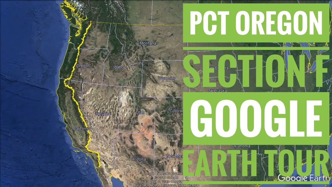 PCT Oregon Section F - Google Earth Tour