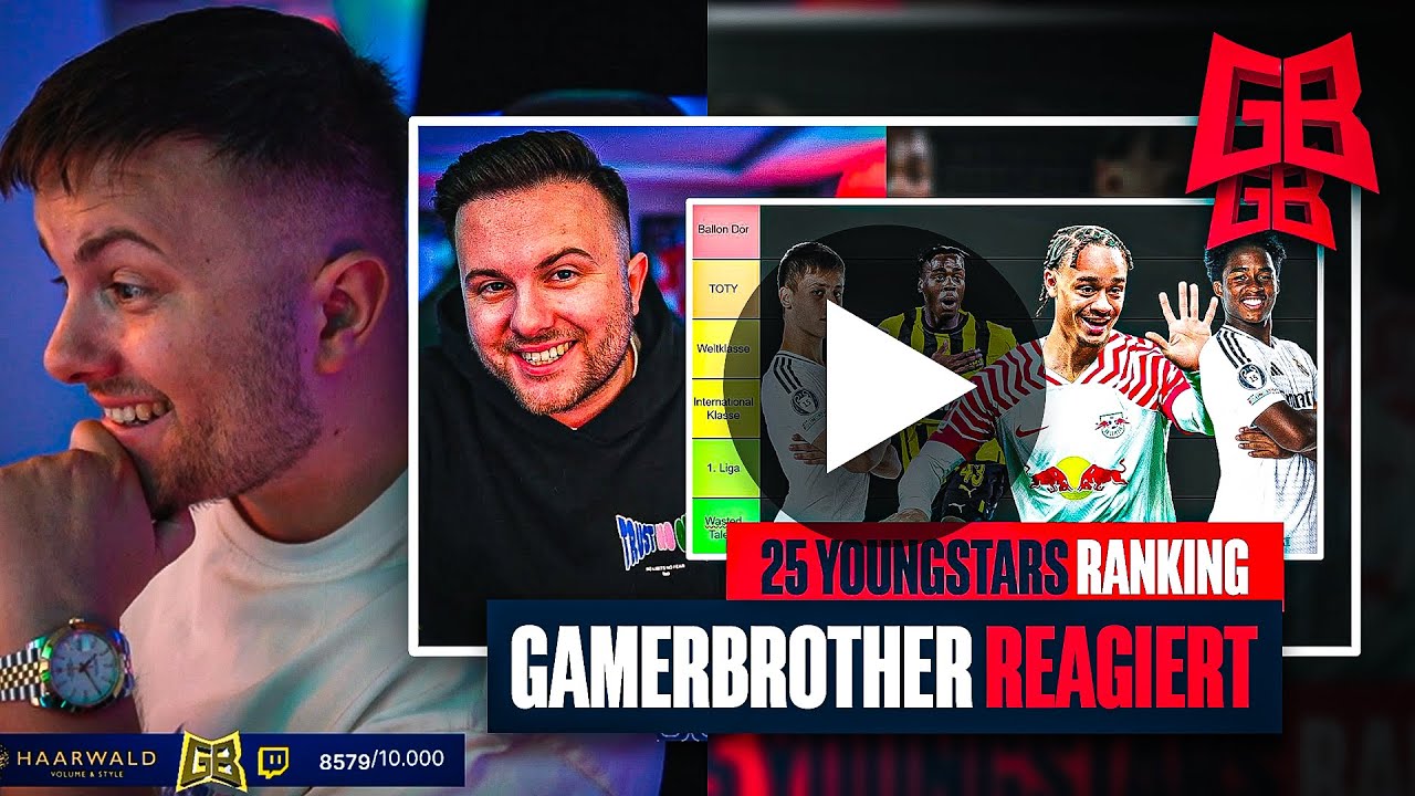 GamerBrother REAGIERT auf sein YOUNGSTAR RANKING 2024...🤐