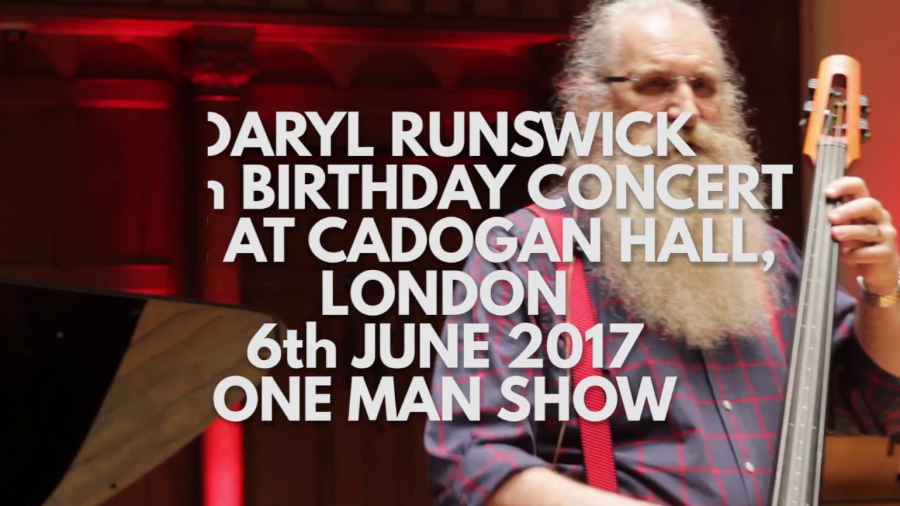 Daryl Runswick live at Cadogan Hall, London