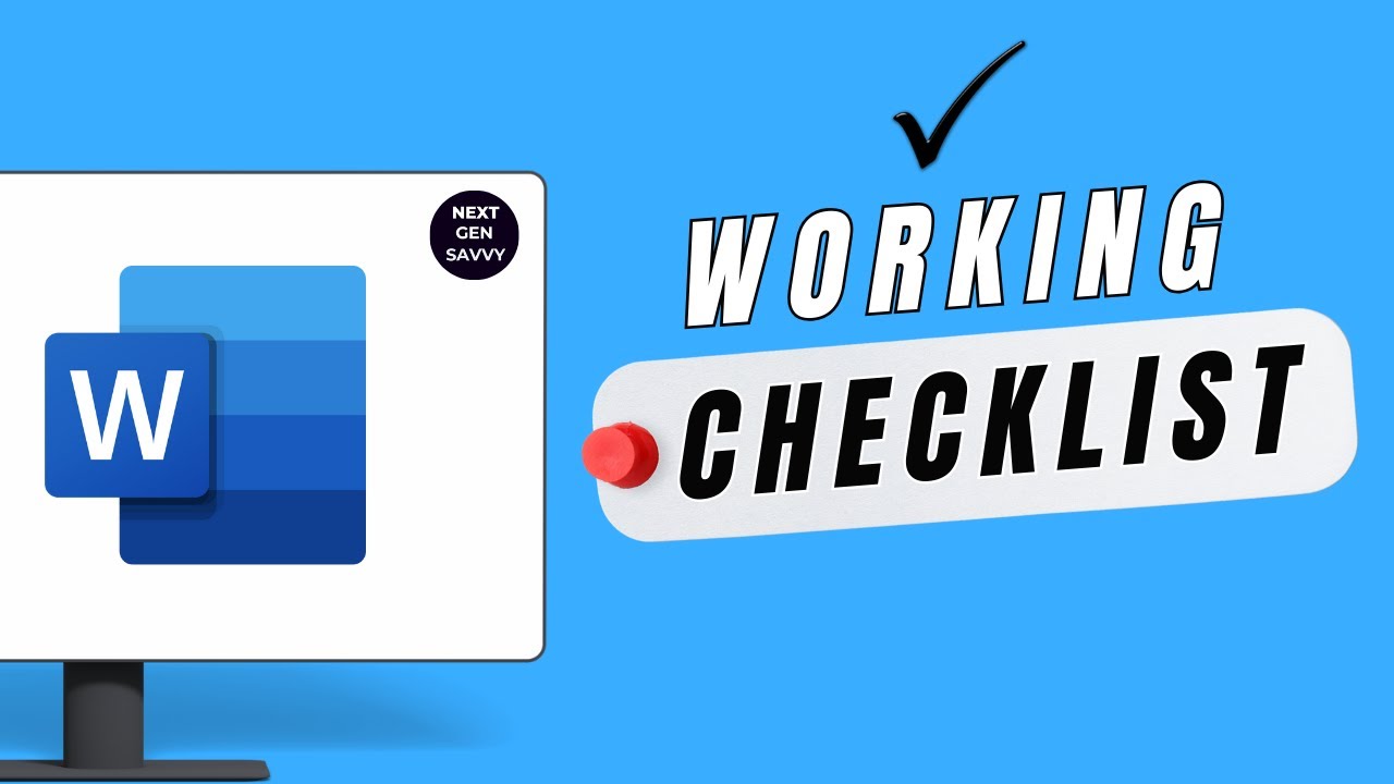 Создание рабочего контрольного списка в Microsoft Word Online