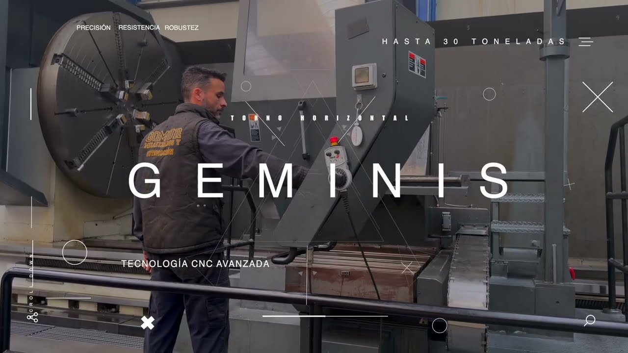 Empresas Grandes Mecanizados en España: Grupo Gomur :Torno horizontal Geminis
