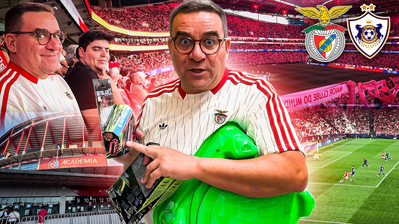 FOMOS À CHAMPIONS VER O BENFICA vs QARABAG