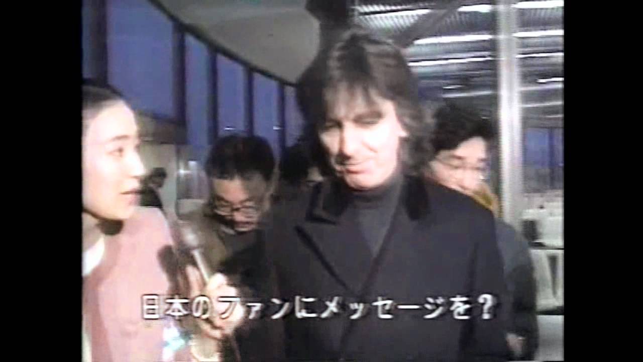George Harrison Eric Clapton FNN News Arrival Japan 11/29/91