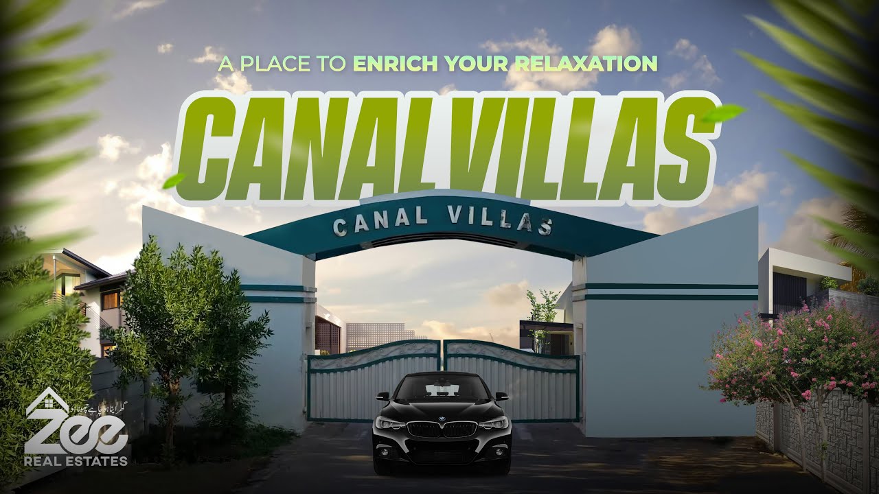 CANAL VILLAS | Faisalabad Housing Society | Latest Drone Video 2025