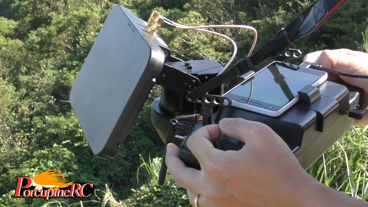 PorcupineRC GroundStation Demo Flight WITH S12 AND SRX7