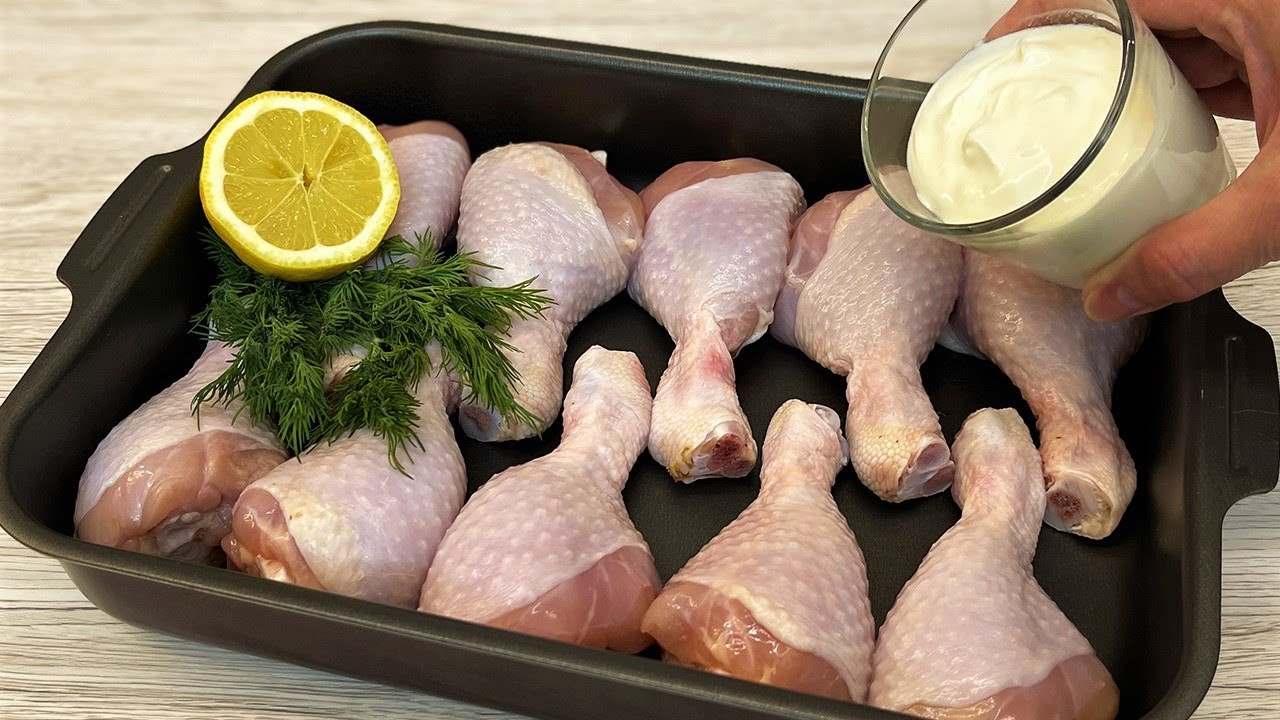 Это мой любимый рецепт! Запеченные куриные окорочка! Простой рецепт курицы