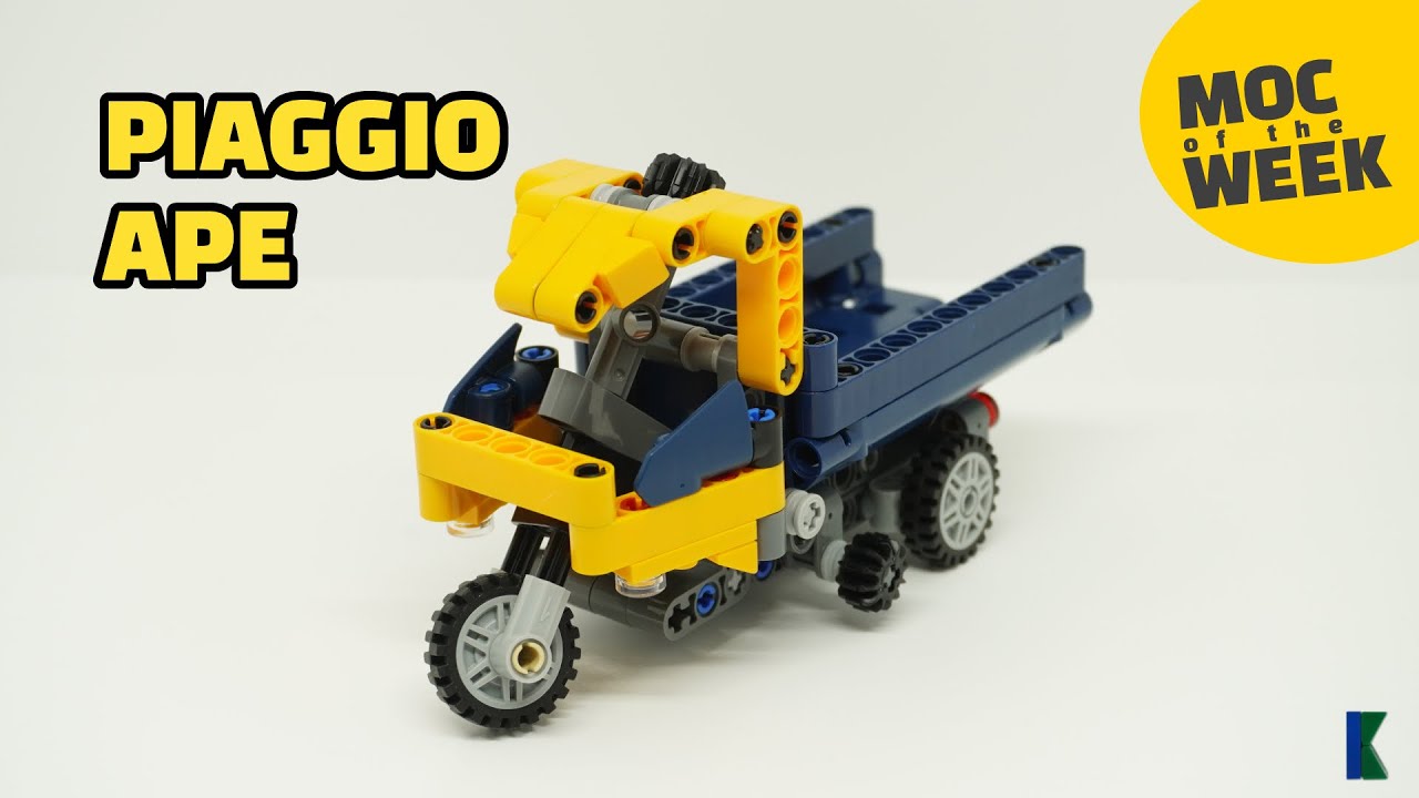 LEGO® Technic Piaggio Ape | MOC by technicprojects | Stop Motion | 42147 Alternate