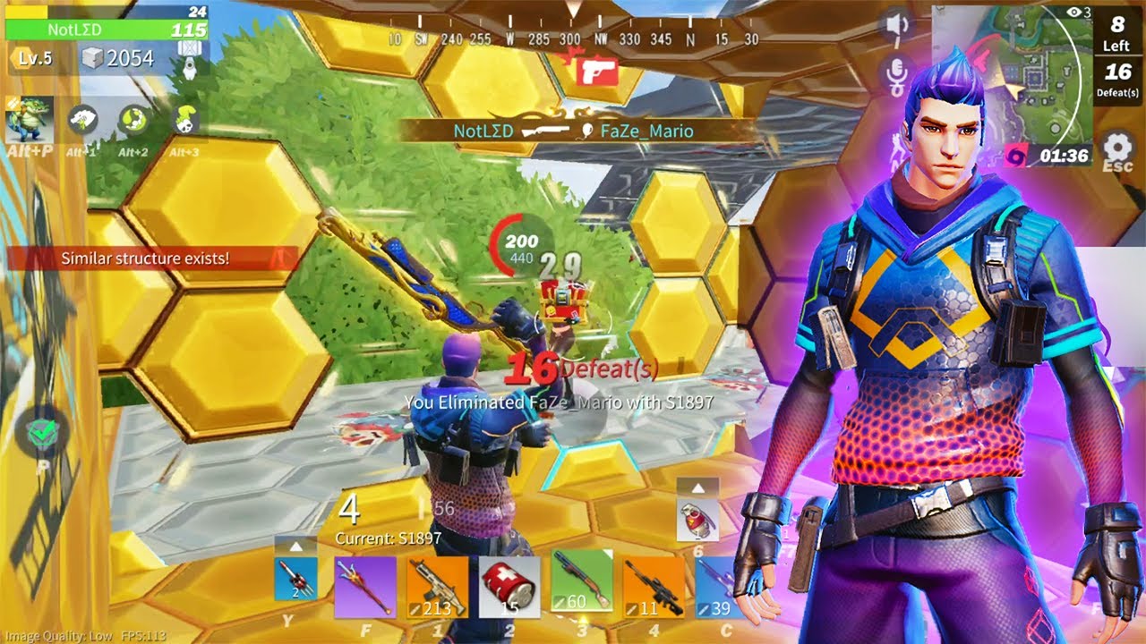 I left Eden Vines with 12/21 kills (Creative Destruction)