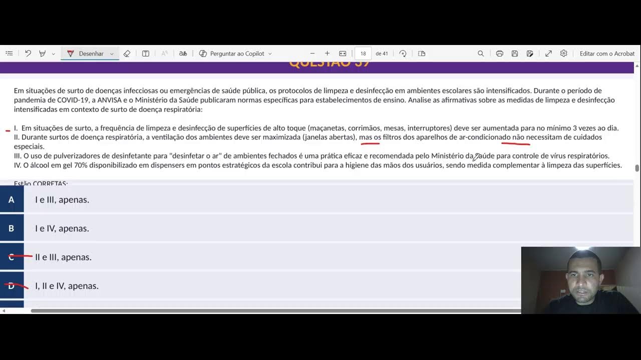 4ª REVISÃO - AGENTE DE LIMPEZA E CONSERVAÇÃO SEDUC-RO 2026