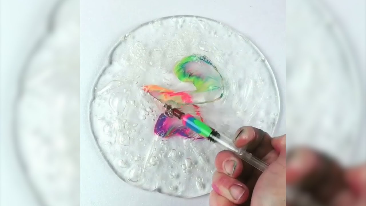 Relaxing Slime Dye Compilation #2 [satisfying] ★ ASMR SUPERSTAR