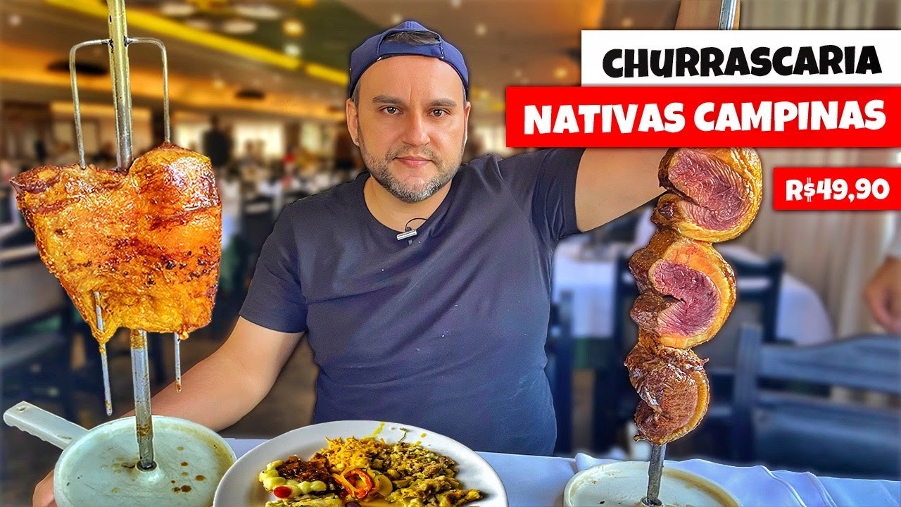 CHURRASCARIA RODÍZIO POR R$49,90 - NATIVAS GRILL CAMPINAS