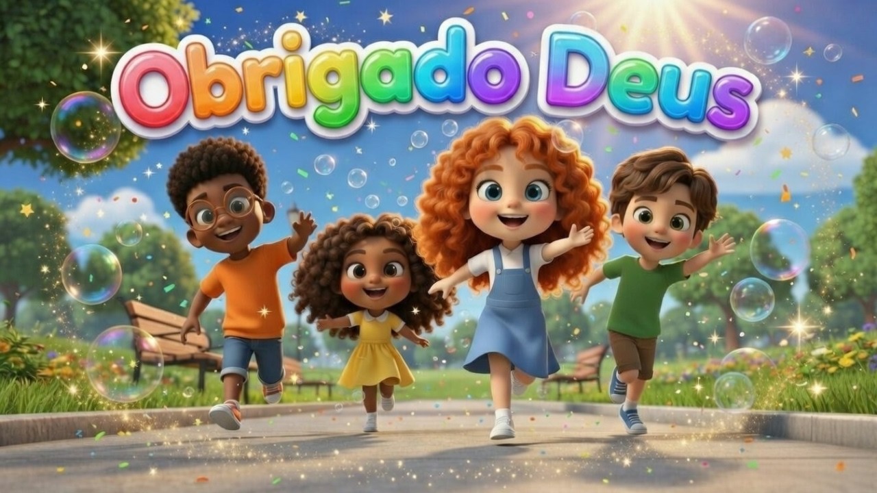 ✨ Obrigado Deus | Música Gospel Infantil – Amadinhos do Pai