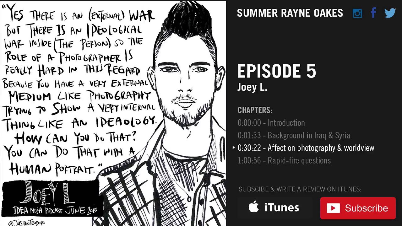 IDEA NOSH Ep. 5 — Joey L — Guerrilla Fighters of Kurdistan