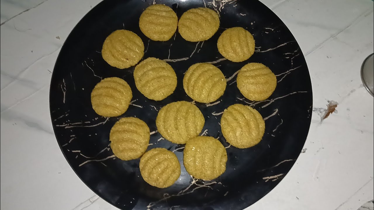 সুজি নারিকেলের বিস্কুট রেসিপি#₹