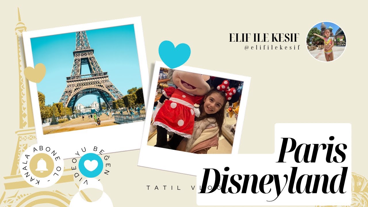 Paris e Gidiyoruz I Paris Disneyland da Harika Bir Gün ❤️