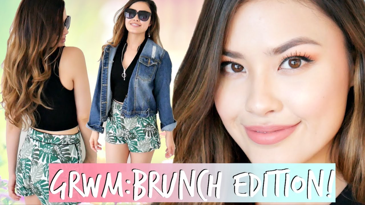 Get Ready with Me: The Brunch Edition! Hair, Makeup & Outfit!