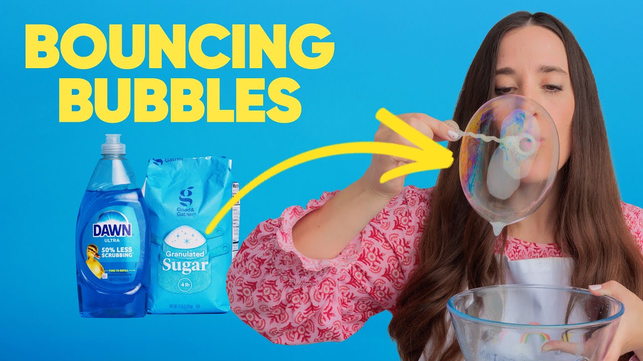Make BOUNCING Bubbles with Just 2 Simple Ingredients?