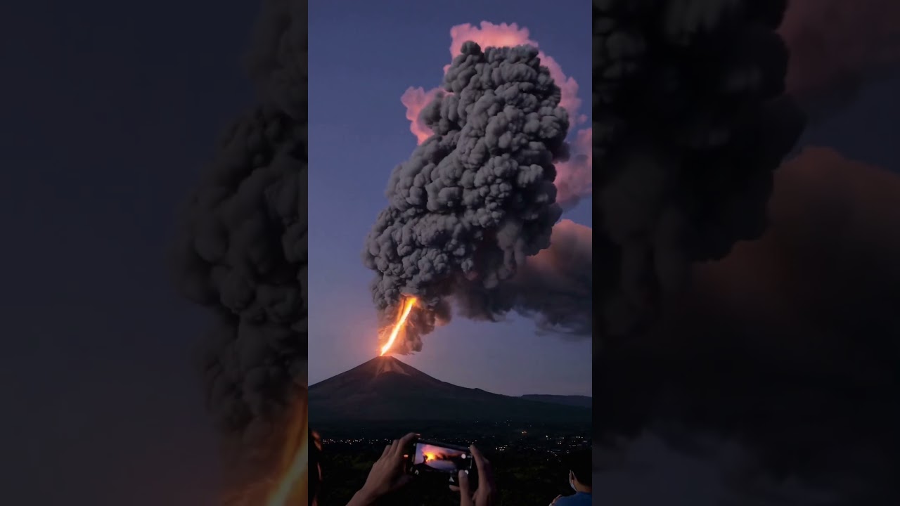 Kanlaon Volcano Erupts in the Philippines 🌋 Ash Plume Reaches 4.5km!