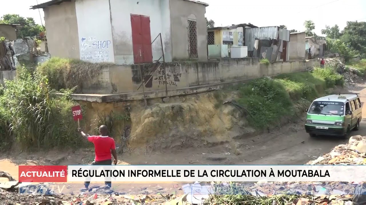Régulation informelle de la circulation à Moutabala
