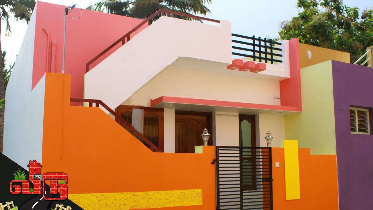 18.5 லட்சத்தில்  610 sqftல் அழகான 2BHK வீடு 2020 l 2BHK Compact  House @ 18.5 Lakhs | Veedu 77