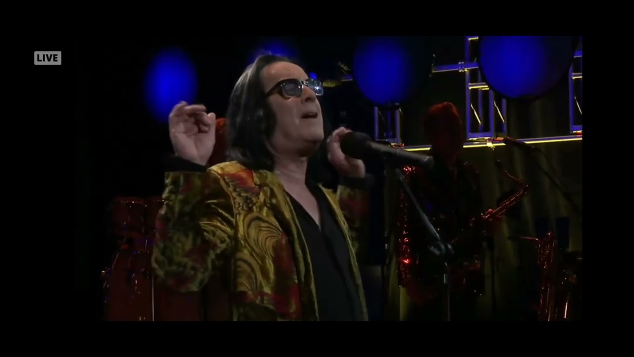 Todd Rundgren from the Clearly Human virtual tour, from Chicago to Houston, TX, March 9, 2021.