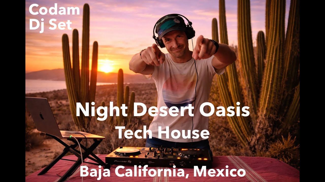 Dj Codam – Night Desert Oasis | Tech House & Melodic Techno 🌵 Baja California, Mexico