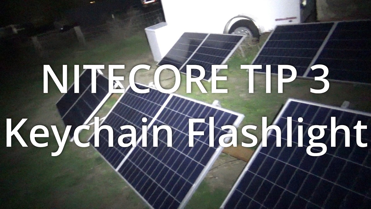 Nitecore TIP3 Keychain Flashlight Review 720 Lumens in Your Pocket