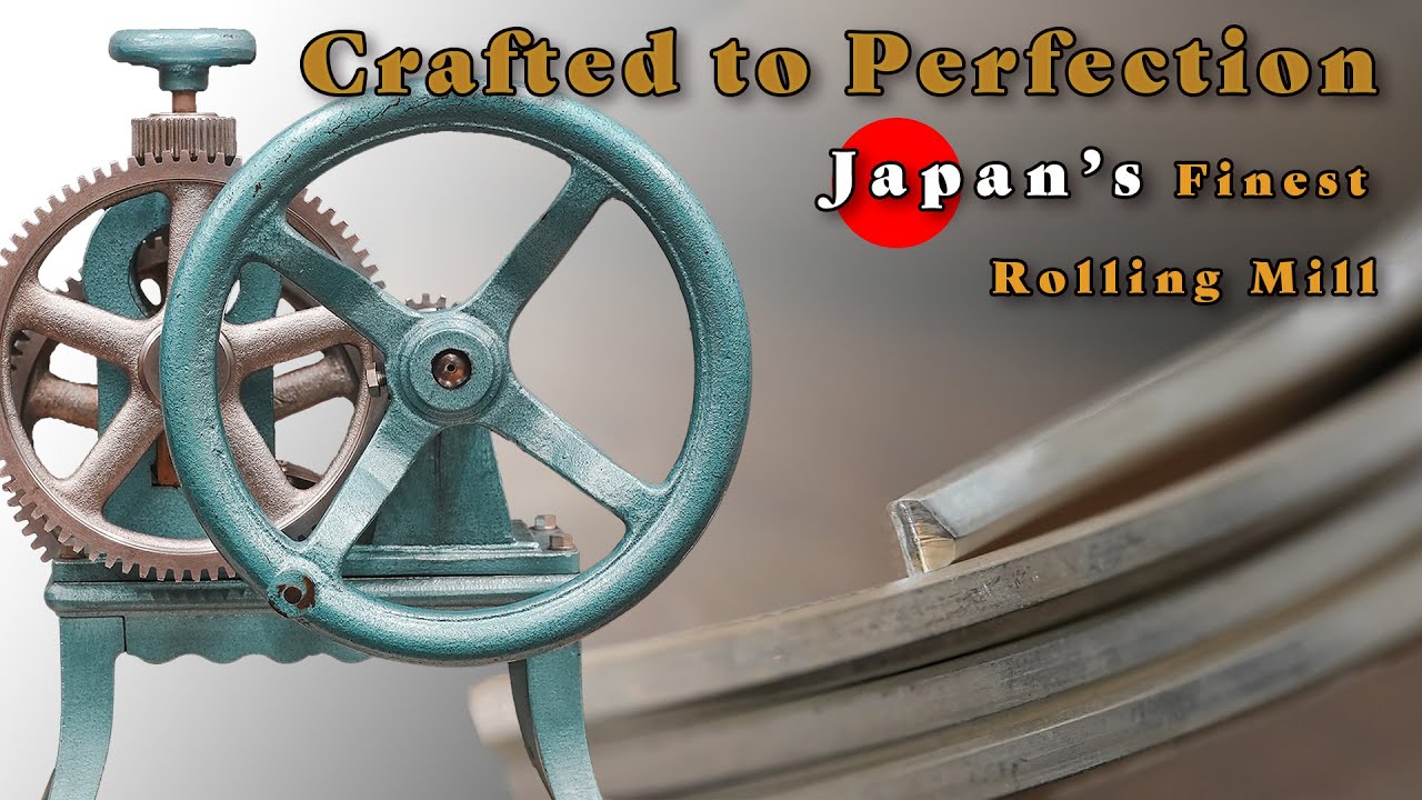 【jewelry making 10分で工具紹介】第6回 圧延ローラー　This rolling mill is commonly used in jewelry making.