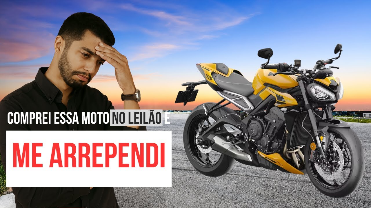 COMPREI UMA MOTO NO LEILÃO E ME ARREPENDI!