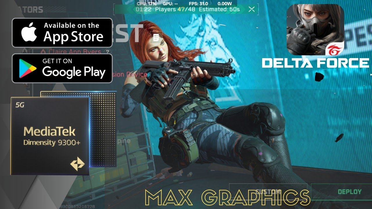 DELTA FORCE GAMEPLAY | REALME NEO 7 | MTK DIMENSITY 9300+ | ANDROID