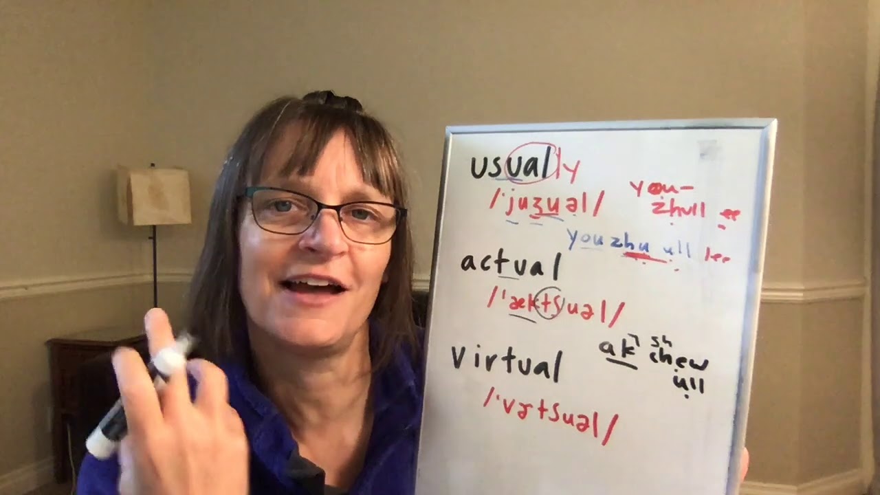 Как произносится &laquo;Usual&raquo;, &laquo;Usual&raquo;, &laquo;Actual&raquo; и &laquo;Virtual&raquo;