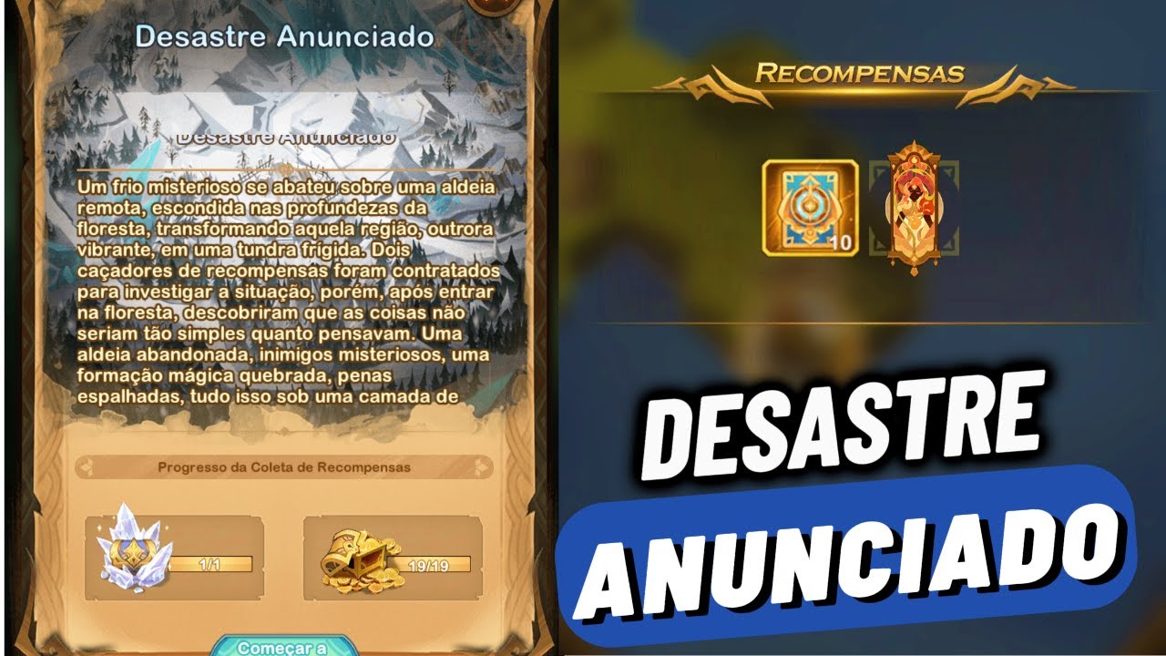 DESASTRE ANUNCIADO - ÉPICA LENDARIA - AFK ARENA
