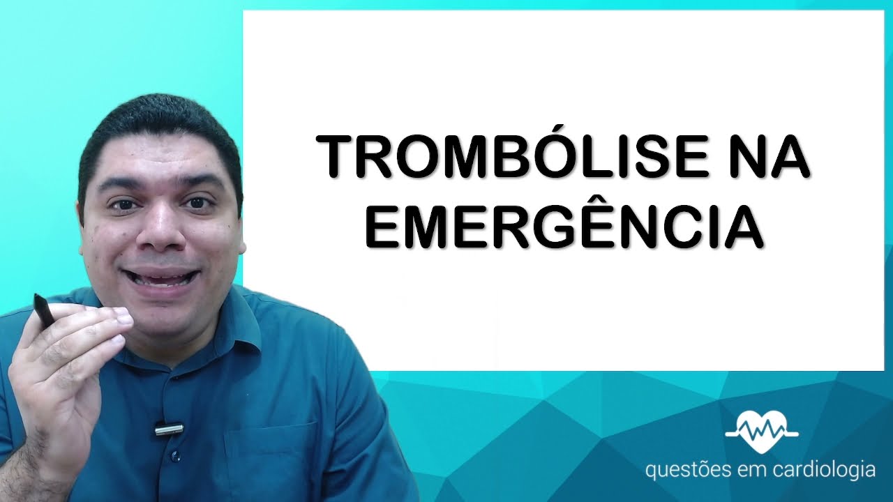 Como fazer trombólise no IAMCSSST?