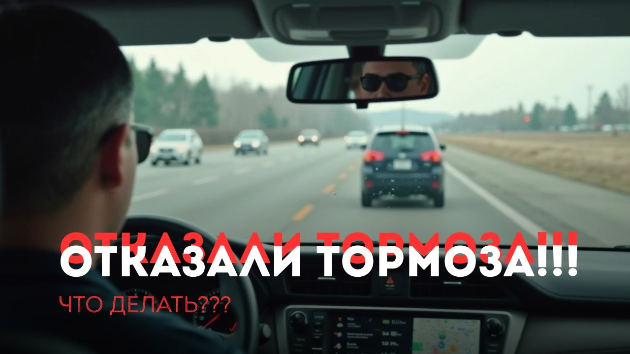 Отказали тормоза! Что делать? (готовьтесь к ПДД на сайте testpdd.kz от 990 тенге)