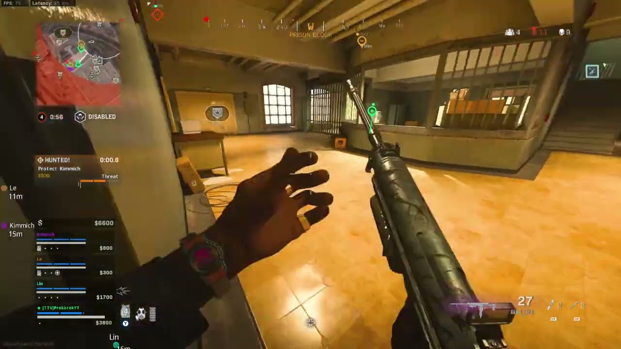 Awsome clutch by teammates