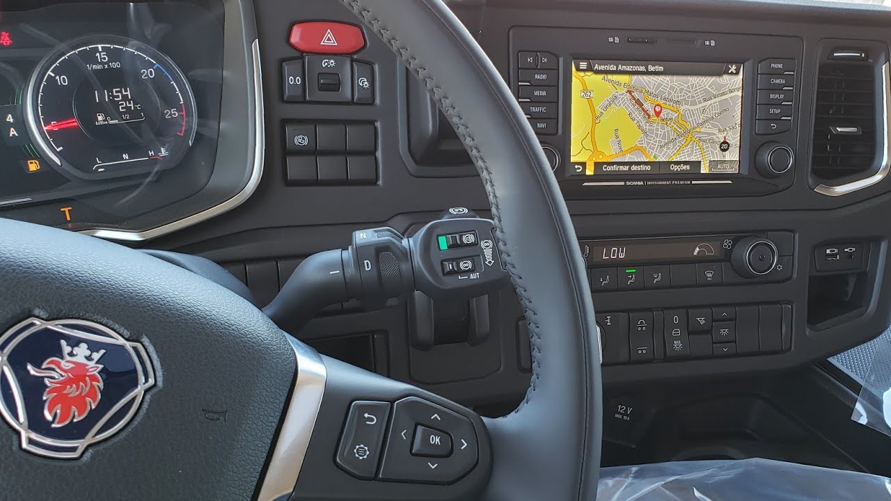 A MULTIMIDIA COM GPS PRA CAMINHÃO MAIS TOP DA SCANIA!!!