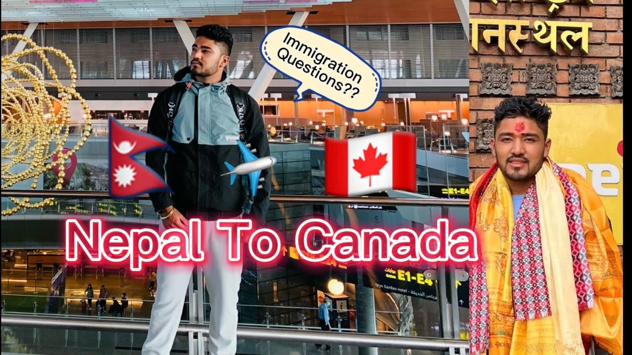 Ktm-Toronto// NEPAL🇳🇵TO CANADA🇨🇦|| As an international student || Immigration questions?? /