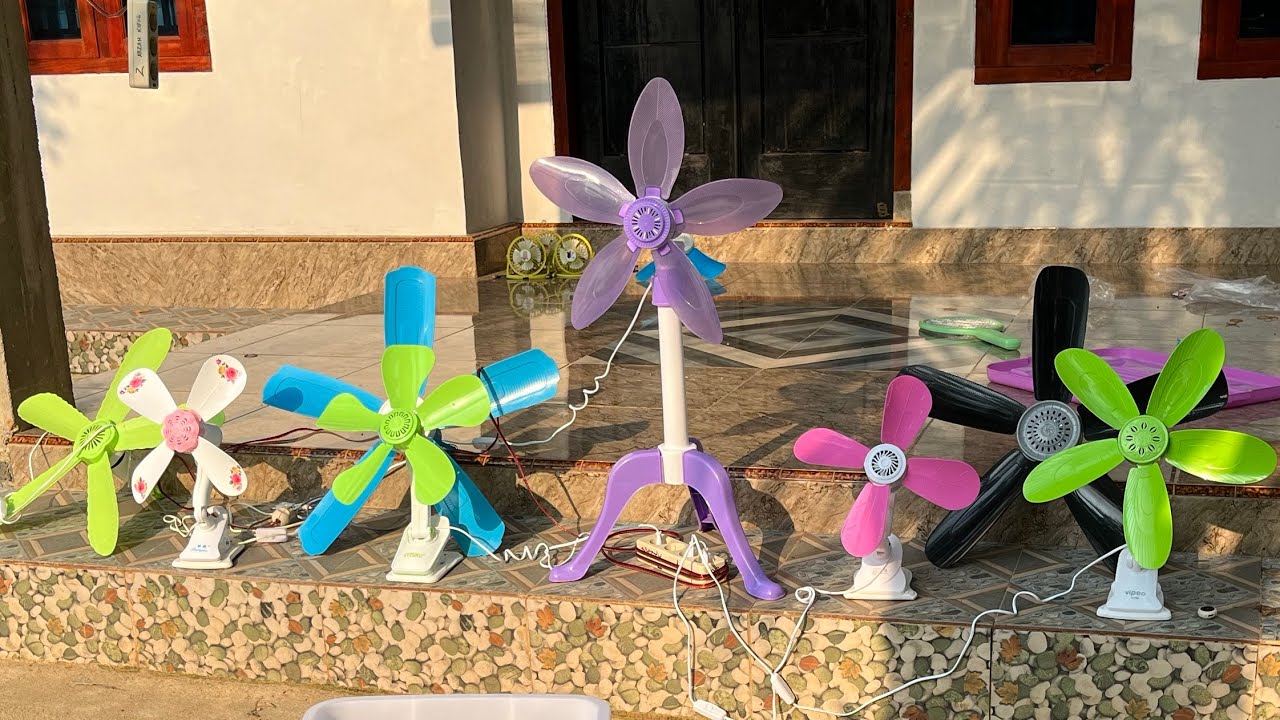 Collection Clip fan and ceiling fan / koleksi kipas angin gantung dan jepit