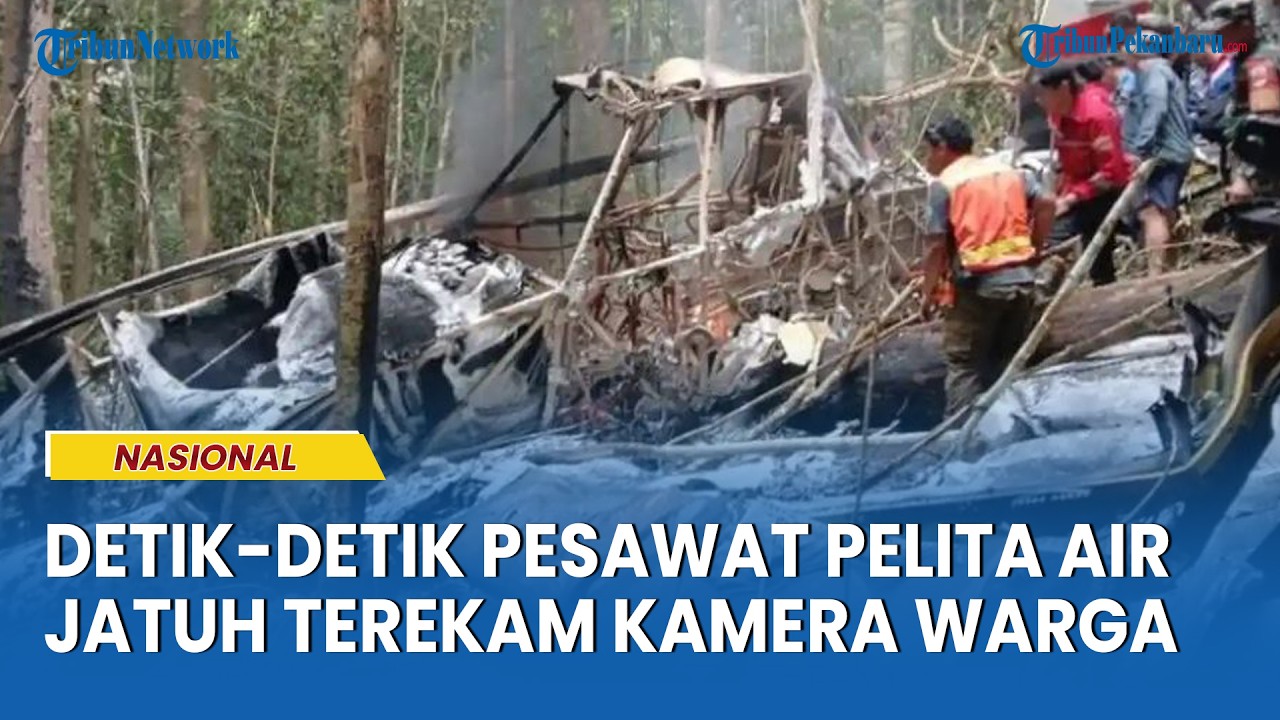 Detik-detik Pesawat Pelita Air Jatuh di Nunukan, Pilot Tewas Terbakar
