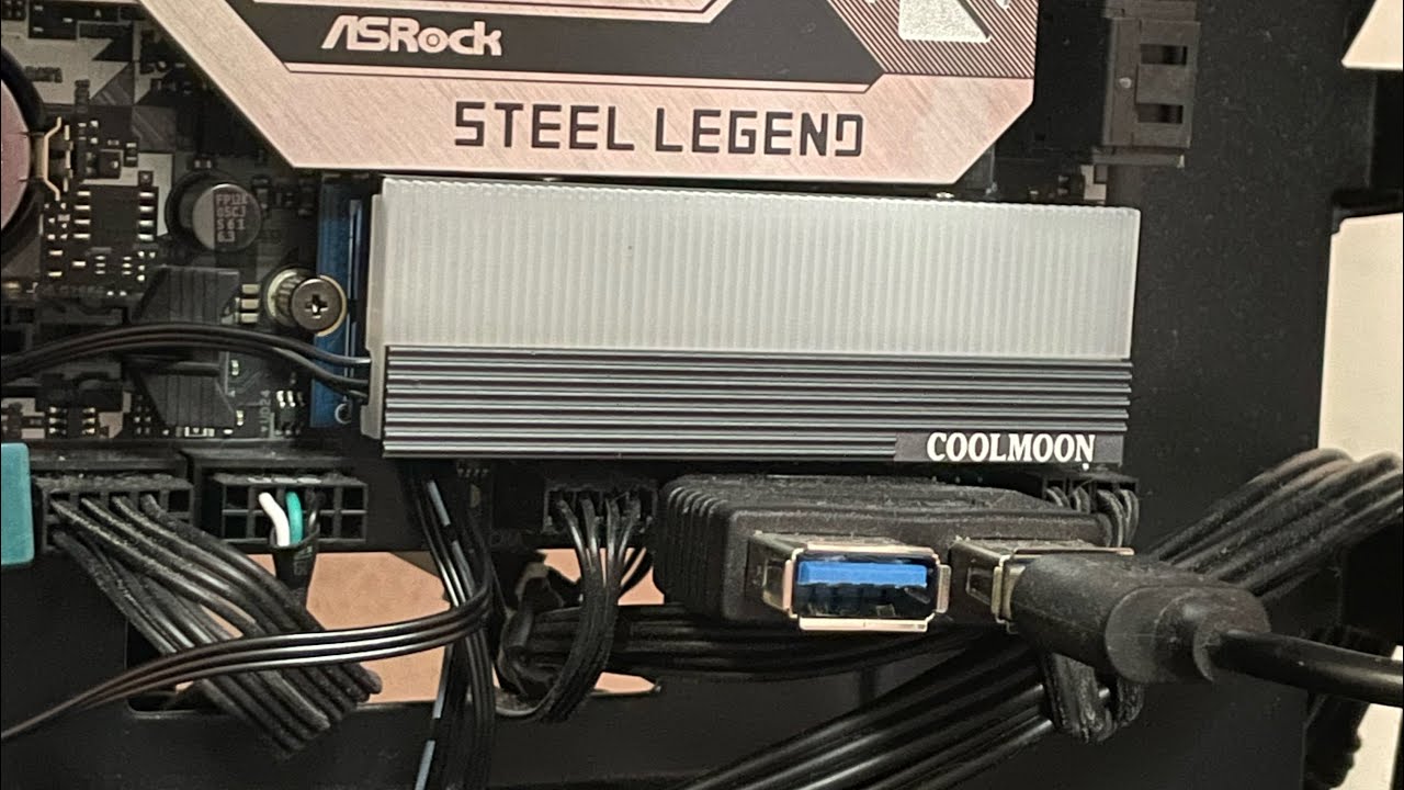 Add second nvme m.2 ssd and coolmoon m.2 heatsink