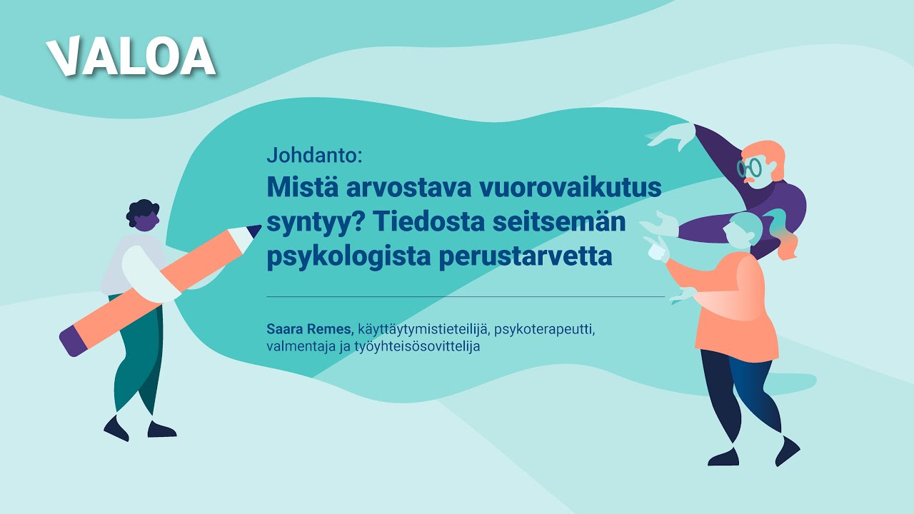 Arvostava vuorovaikutus: johdanto