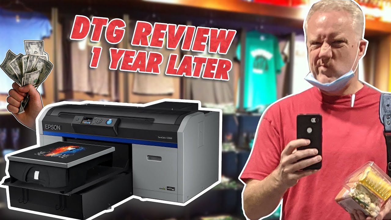 Обзор DTG-принтера Epson F2100 для прямой печати на одежде (1 год)