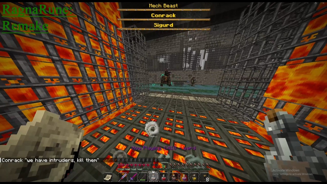 Minecraft Custom Map RagnaRune: Remake Part 14 Chapter 5 Two In Boss Fight!