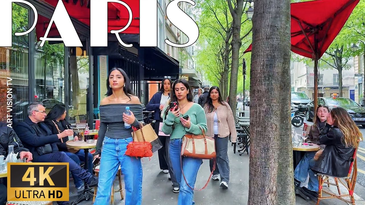 [🇫🇷Paris France 4K 60FPS Walking Tour] Marais Quarter walk  10/May/2025
