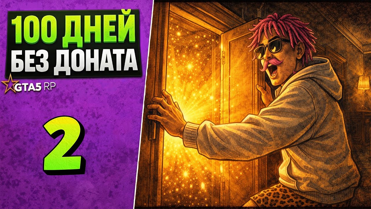 100 ДНЕЙ БЕЗ ДОНАТА | ДЕНЬ 2 — Я КУПИЛ КВАРТИРУ В GTA RP И ОТКРЫЛ ШКАФ